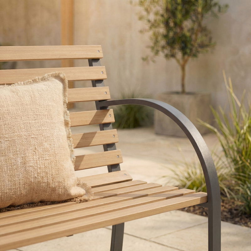 Postel Iron Outdoor Bench