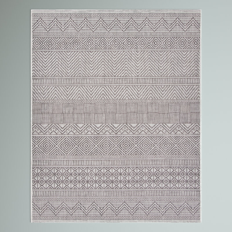 Jeysen Performance Southwestern Indoor/Outdoor Area Rug, Rectangle 6'7" x 9'6"