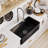 Pure Single Bowl Fireclay Farmhouse Kitchen Sink with Accessories-79207455-90977390