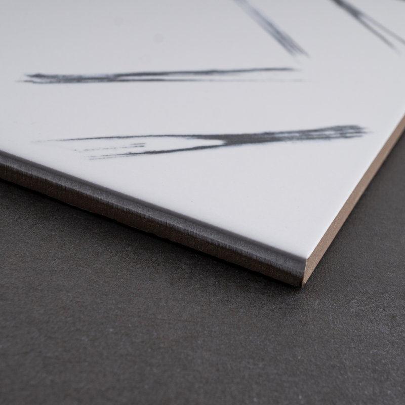 Kenzo Square 7.9 in. x 7.9 in. Matte Porcelain  Floor and Wall Tile, Dec 02