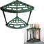 Garden Tool Organizer - Corner Storage Rack that Holds 18 Yard Tools and Broom Holder