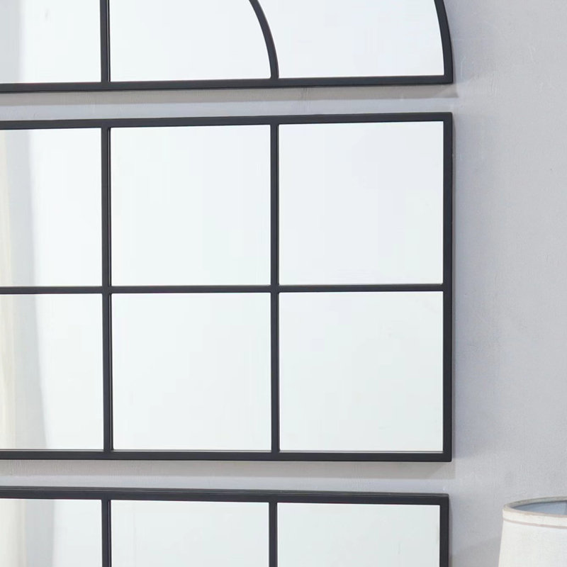 Dakota Large Arched Wall Mirror with 3 Separate Sections