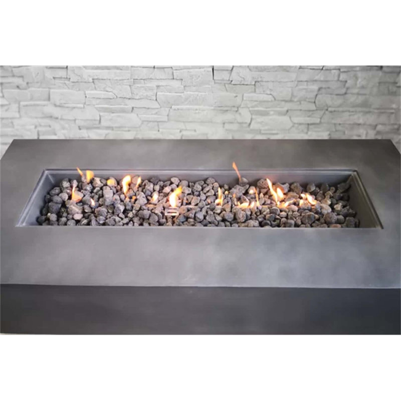 Concrete Propane Outdoor Fire Pit Table