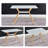 Metal Base Dining Table