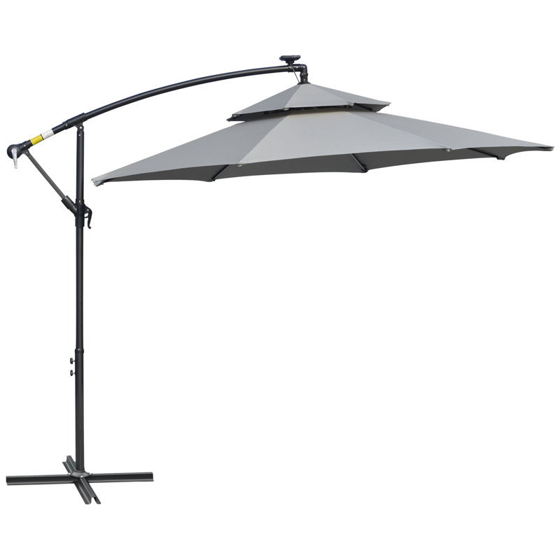 Cathey 295cm Lighted Cantilever Parasol