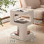 Table de chevet en métal Petite table de bout Table d'appoint moderne Table de chevet 3 niveaux Table de chevet pour salon Chambre à coucher Entrée extérieure-1271012801