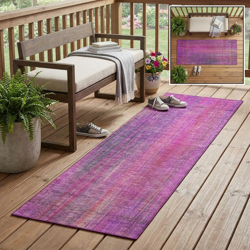 Tapis de couloir d'extérieur 8 po