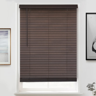 Room Darkening Faux Wood Horizontal/Venetian Blind