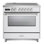 Portée à induction 36 pouces avec 5 éléments à induction Verona Ultima Series (blanc)