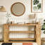 Table console en bois à 3 niveaux