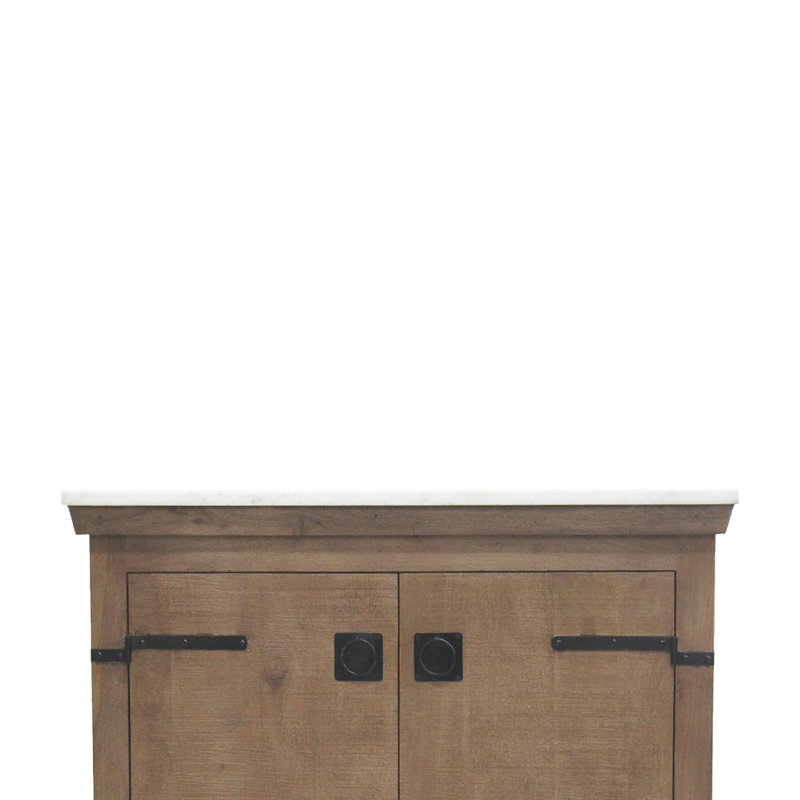 Ensemble de meuble-lavabo simple 36 po Ono, Naturel, Blanc