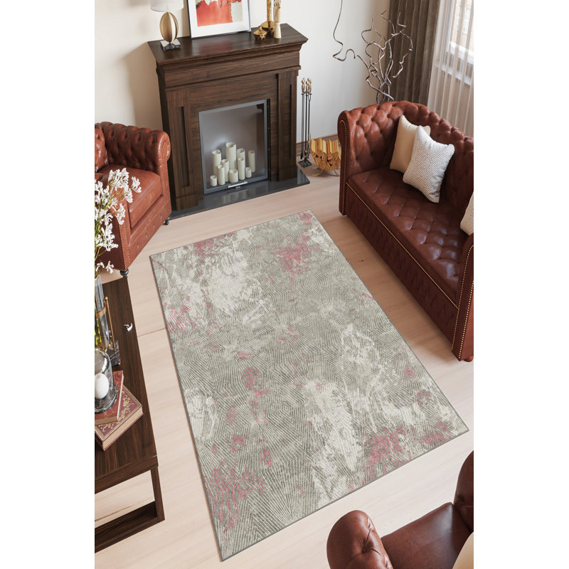 Premium Antibacterial Area Rug, Grey, 23.6 x 39.4 inches | 100% Polyester, 650 gr/m², 0.16 in Pile Height | Eco-Friendly, Non-Slip PVC Dot Underside, Machine Washable | Perfect for Home Decor & High-Traffic Areas