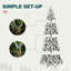 Arbre de Noël artificiel enneigé-277740760