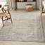 Tapis géométrique tissé rectangle bleu / noir / gris-1595087914