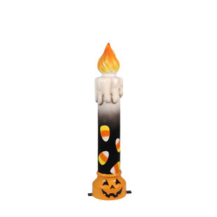 HALLOWEEN CANDLE (CANDY CORN) (Set of 2)