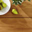Vienna 46" Square Outdoor Patio Teak Wood Dining Table In Natural