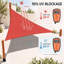 Toile d'ombrage triangulaire Colourtree avec trousse de quincaillerie d'installation-58148940-92296164