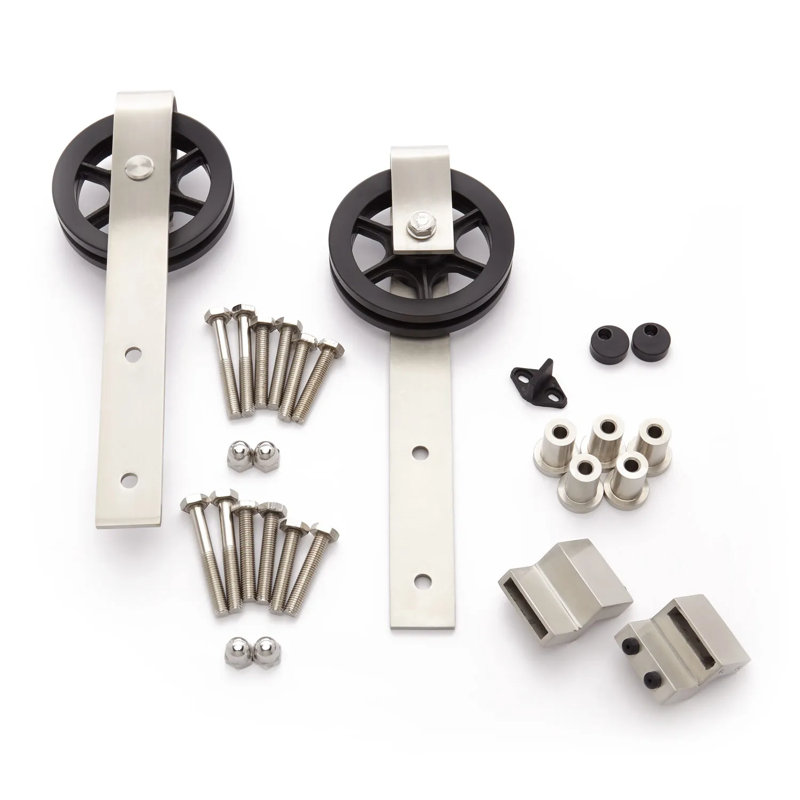 Signature Hardware Ando Single Bypass Barn Door Hardware Kit