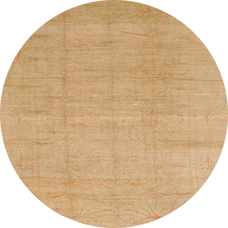 Abstract Indoor Rug, Round 6'