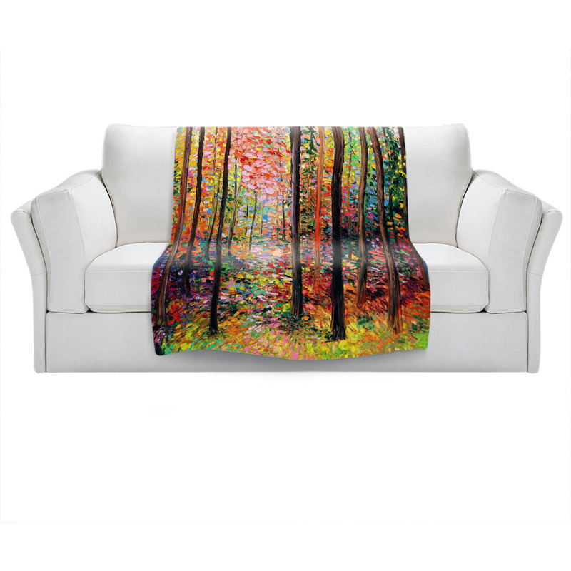 Hand Woven Throw Blanket, 68" x 80"