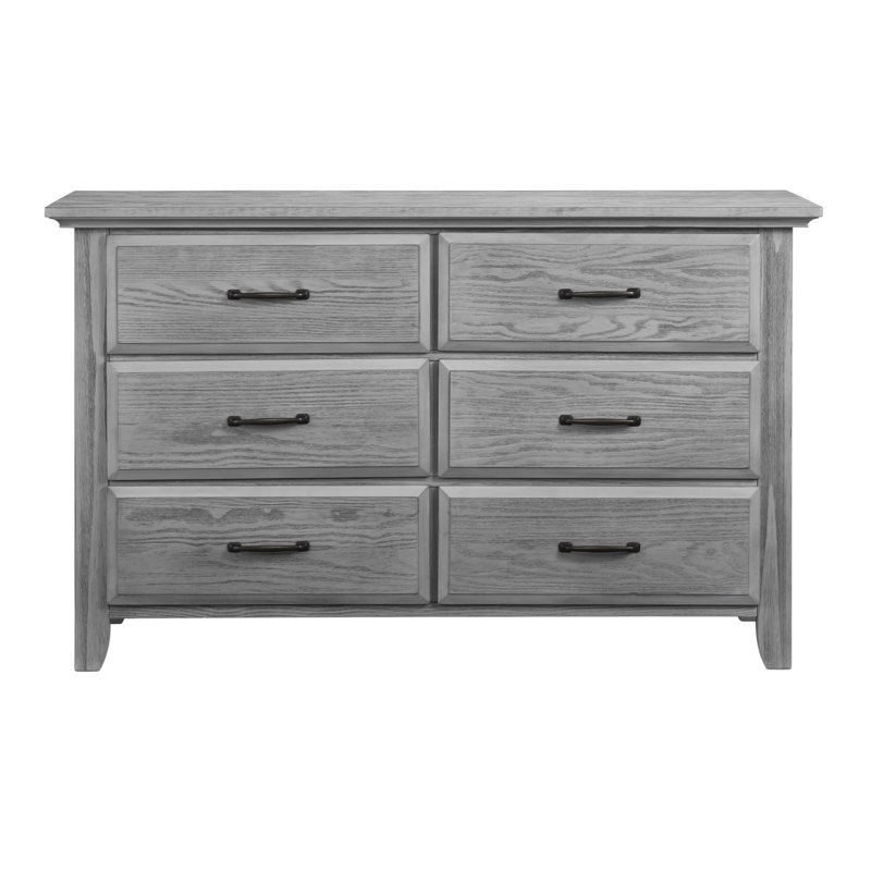 Willowbrook 6 Drawer Dresser, Graphite Gray