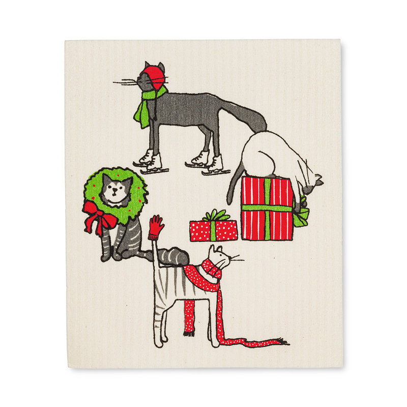 Torchon Holiday Cats