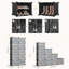 40 Pair Stackable Shoe Storage Cabinet-1302900121