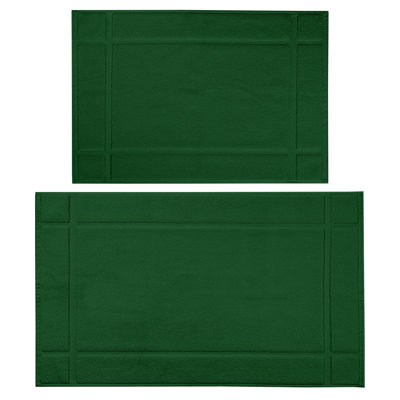 Ample Decor 100% Cotton Highly Absorbent Bath Mat for Bathroom Floor