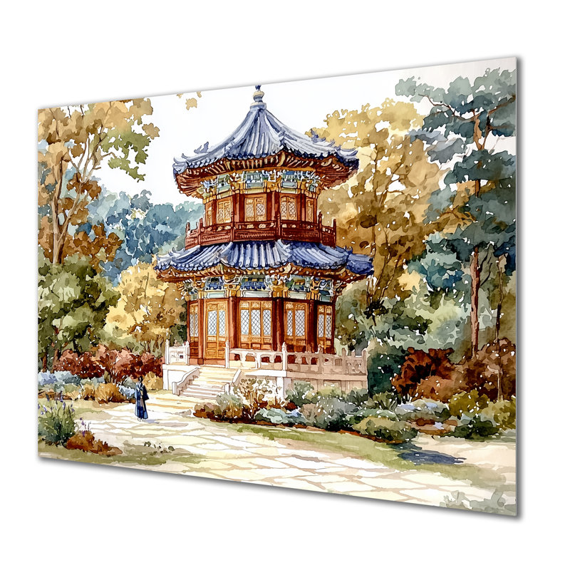 Impression sur métal traditionnelle japonaise, H 30 po x l 40 po