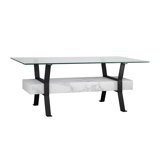 Ferrick Glass Top Coffee Table