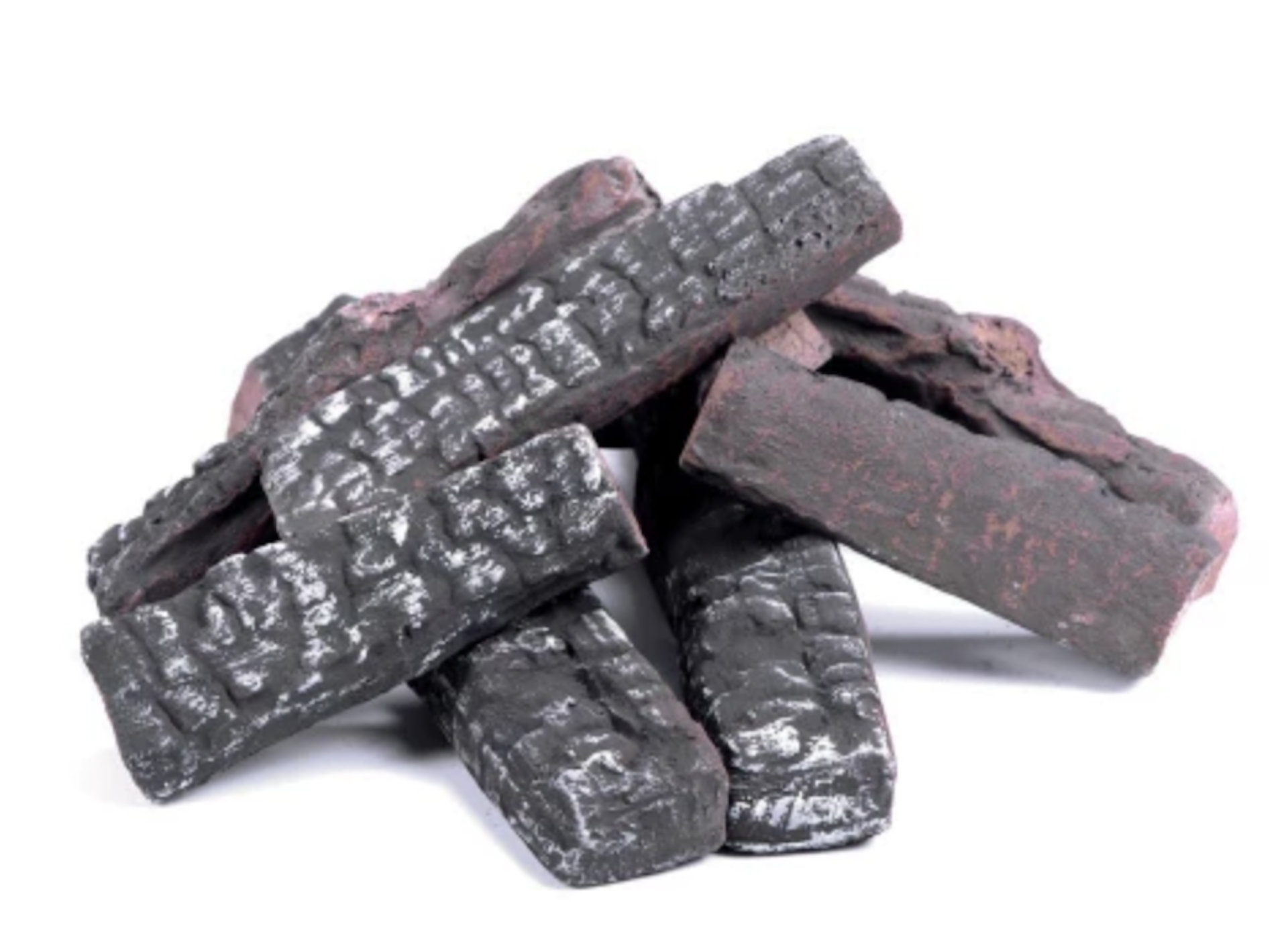 Williston Forge Ceramic Wood For Biofireplace 8 Pieces | Wayfair.co.uk