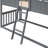 Posell Kids Twin Over Twin Bunk Bed-291010594