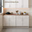 Armoire murale 33 po en bois massif 33 po avec 2 tablettes réglables prêtes à assembler pour la cuisine, la salle de bain, la buanderie et le garage (l 33 po x P 12 po x H 42 po)-790743585-790743586