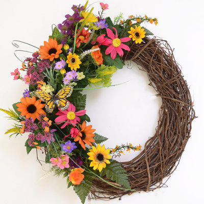 Faux Silk 19'' Wreath