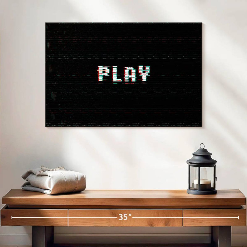 Senne Play Typography, 16" H x 24" W