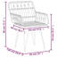 Ensemble repas d'extérieur 31,5 po Madancy Square-1251333500-1251333501