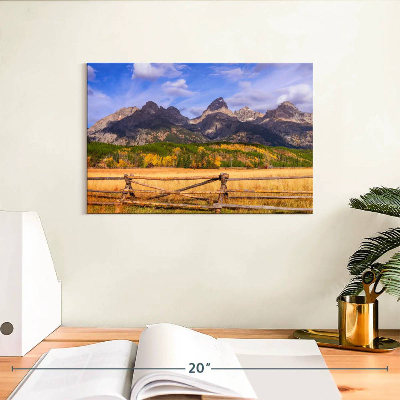 Paysage Alvord Grand Teton, H 8 po x l 12 po