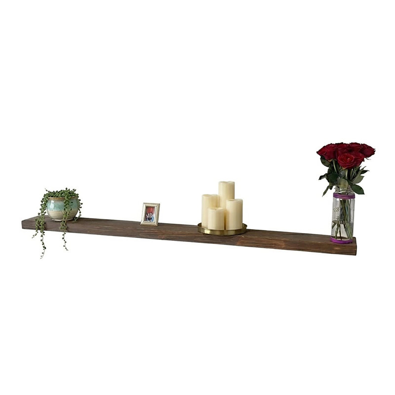 Devyn Pine, Brown, 2" H x 72" W x 6" D