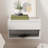  Modern Floating Bedroom Nightstand with Storage Drawer and Open Shelf Cubby-68588420