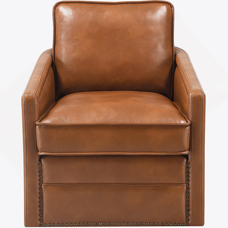 Brown Swivel Accent Chair