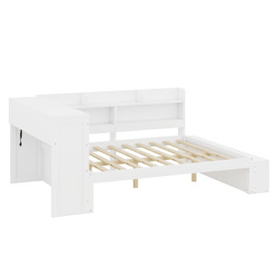 Daybed Featuring Storage Shelves and Integrated USB Ports