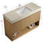 Freestanding Standard With Engineered Stone Top-344978027