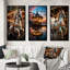 «Carousel Carousel Carousel», 3 pièces sur toile-976269029-976269027