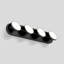 Luminaire de salle de bain Santori moderne, noir mat