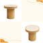 Table de bout en bois aggloméré rond de 19,49 pouces en panneau de fibres à densité moyenne pour le salon et la chambre à coucher-2127242249