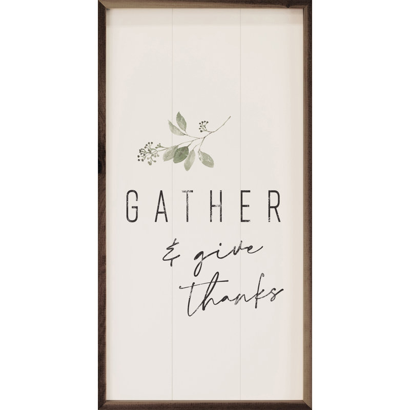 Gather And Give Thanks Greenery, H 40 po x l 20 po