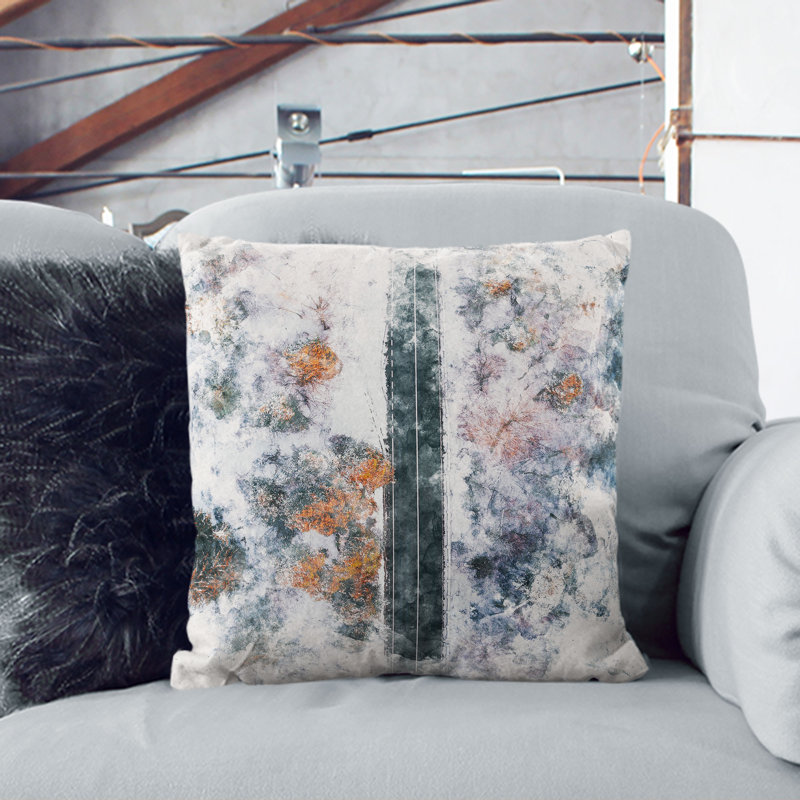 Square Throw Cushion, 55cm H x 55cm W x 20cm D, Stone