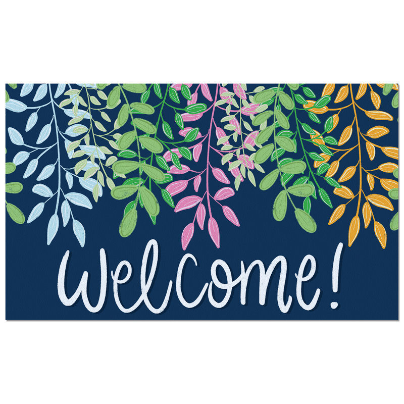 Wildflower Welcome Indoor/Outdoor Welcome Mat