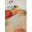 Tapis lavable mini pois bleu sauge