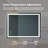 Modern 32X24 Inch Bathroom Led Classy Vanity Mirror With Focused Backplane